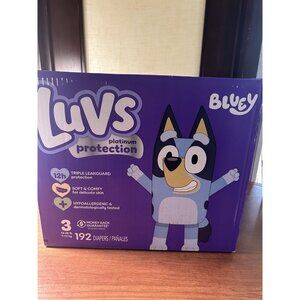 Luvs Platinum Protection Baby Diapers Size 3, 192 Count